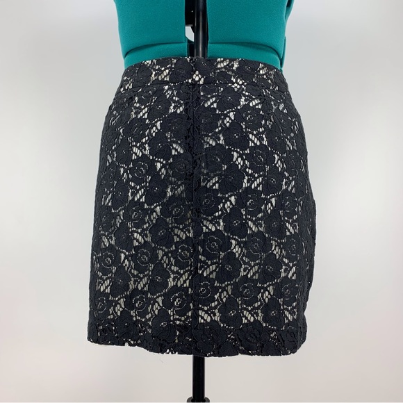 Pure Alfred Sung Black Lace Mini Skirt, Medium - Picture 9 of 16